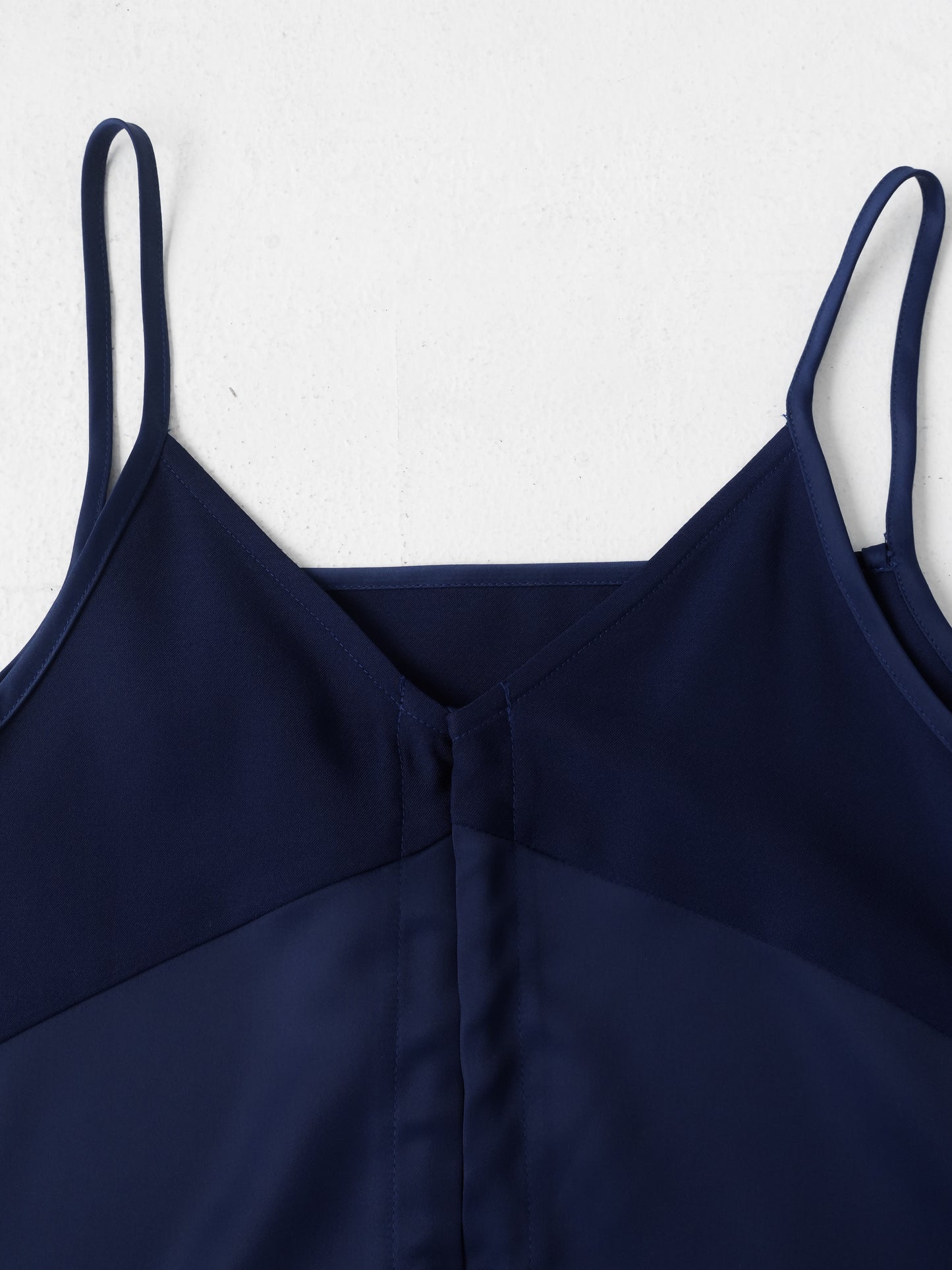 Satin Cami Tops - navy