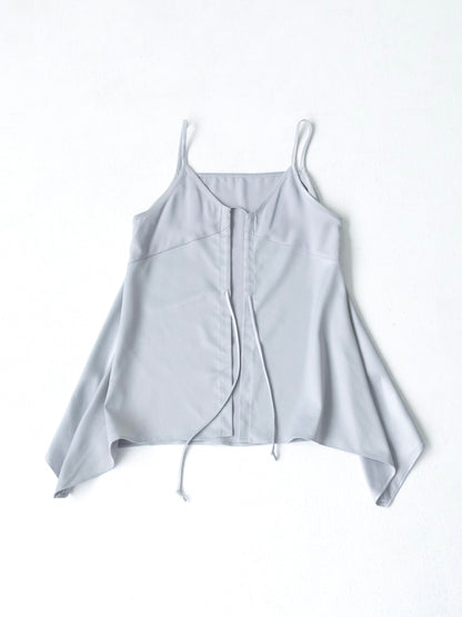 Satin Camisole Tops - ICE BLUE