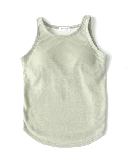 Skin Tank〈glitter〉LIME GREEN