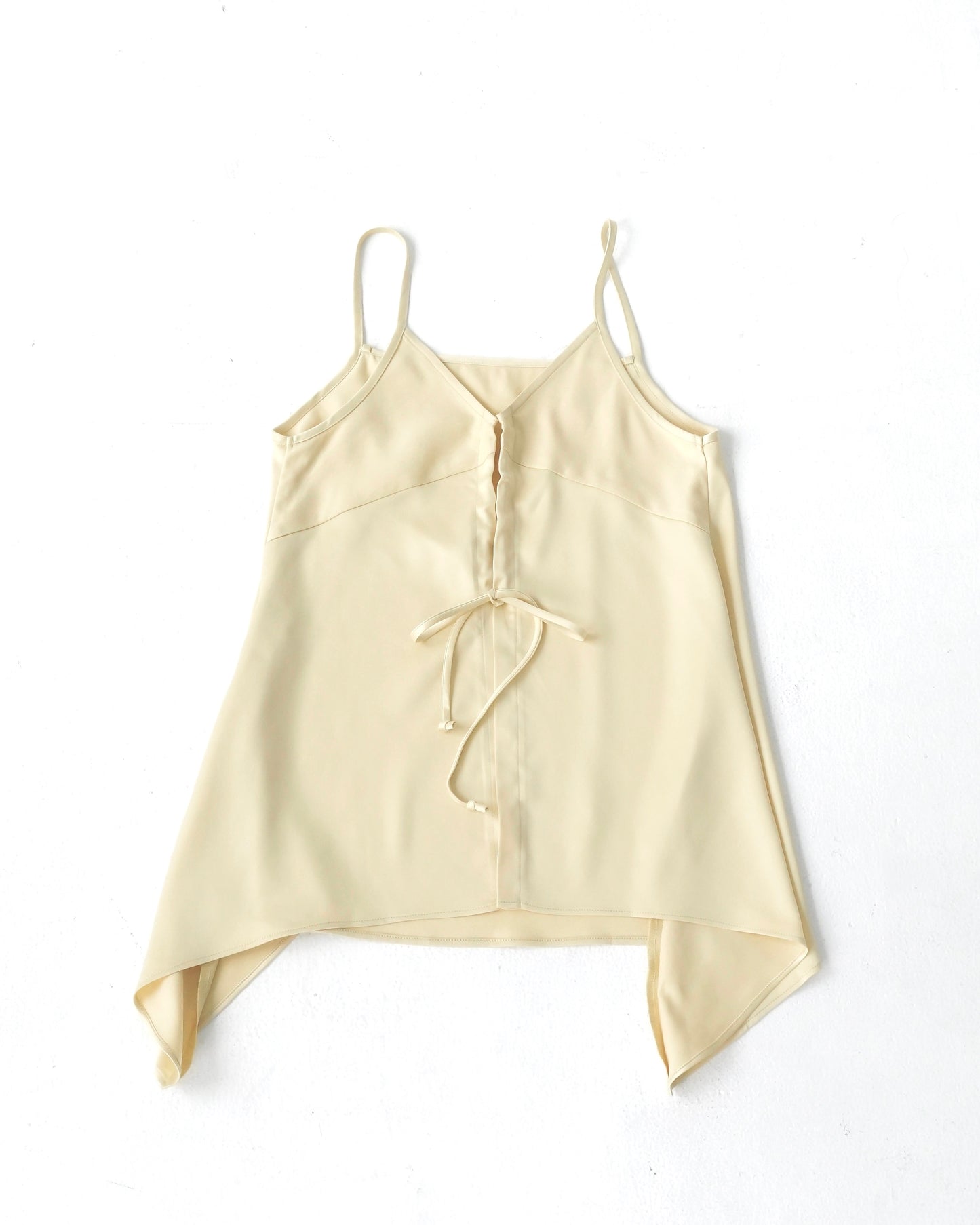 Satin Camisole Tops - CREAM