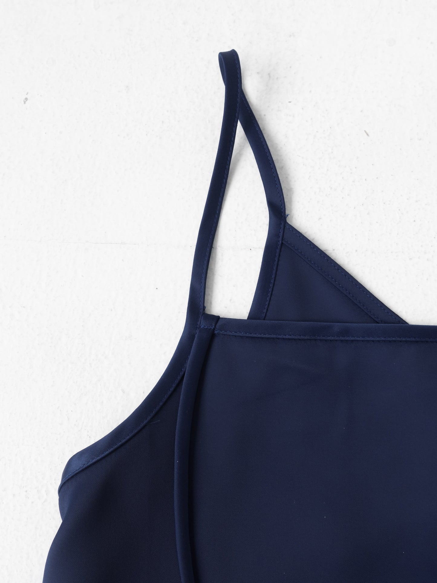 Satin Cami Tops - navy