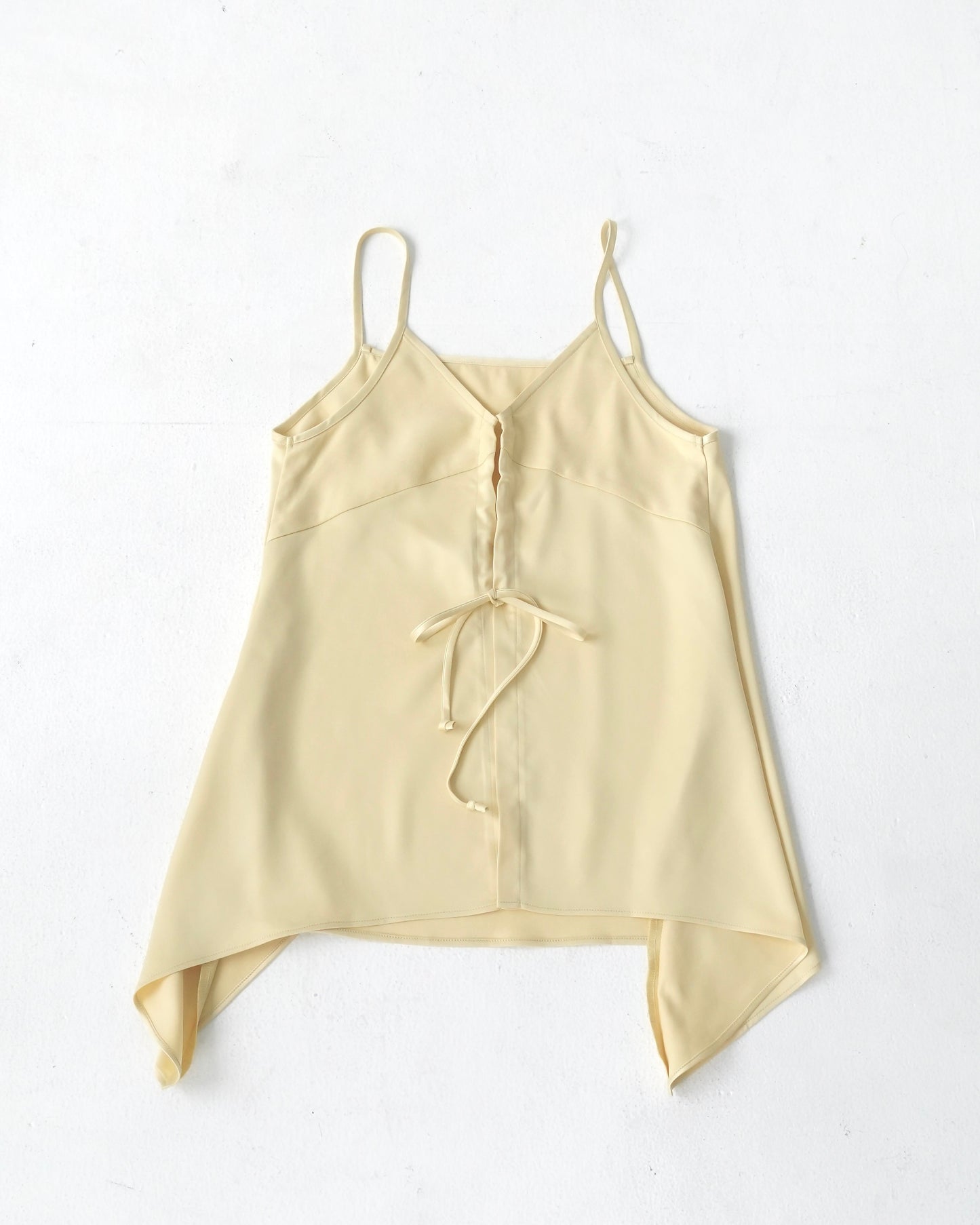 Satin Cami Tops - cream