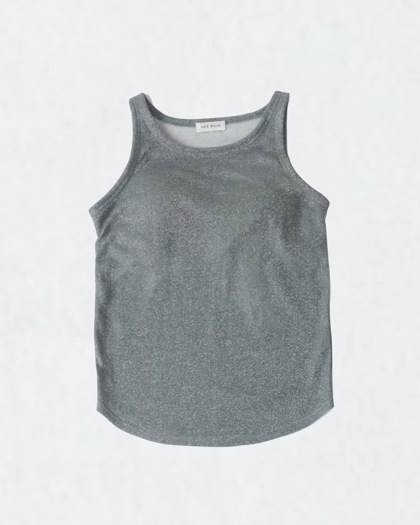 Skin Tank〈glitter〉gray