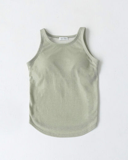 Skin Tank〈glitter〉 lime green