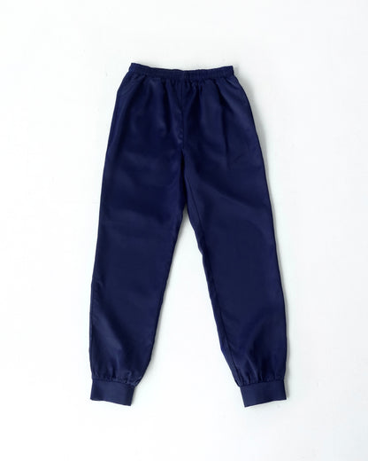 Satin Pants - NAVY