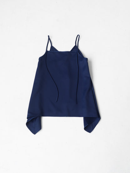 Satin Cami Tops - navy