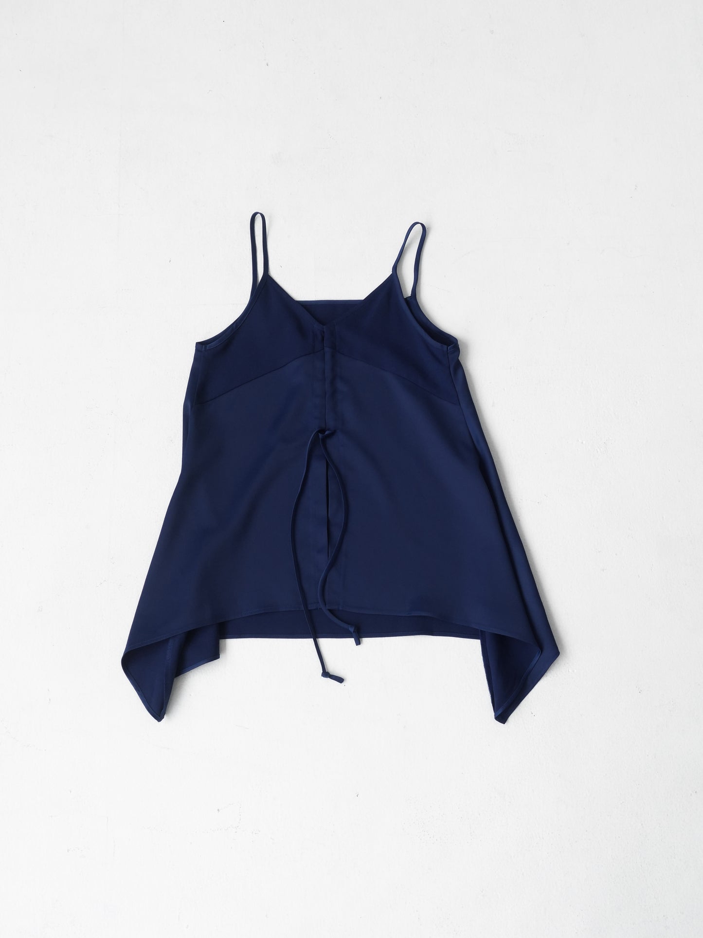 Satin Cami Tops - navy