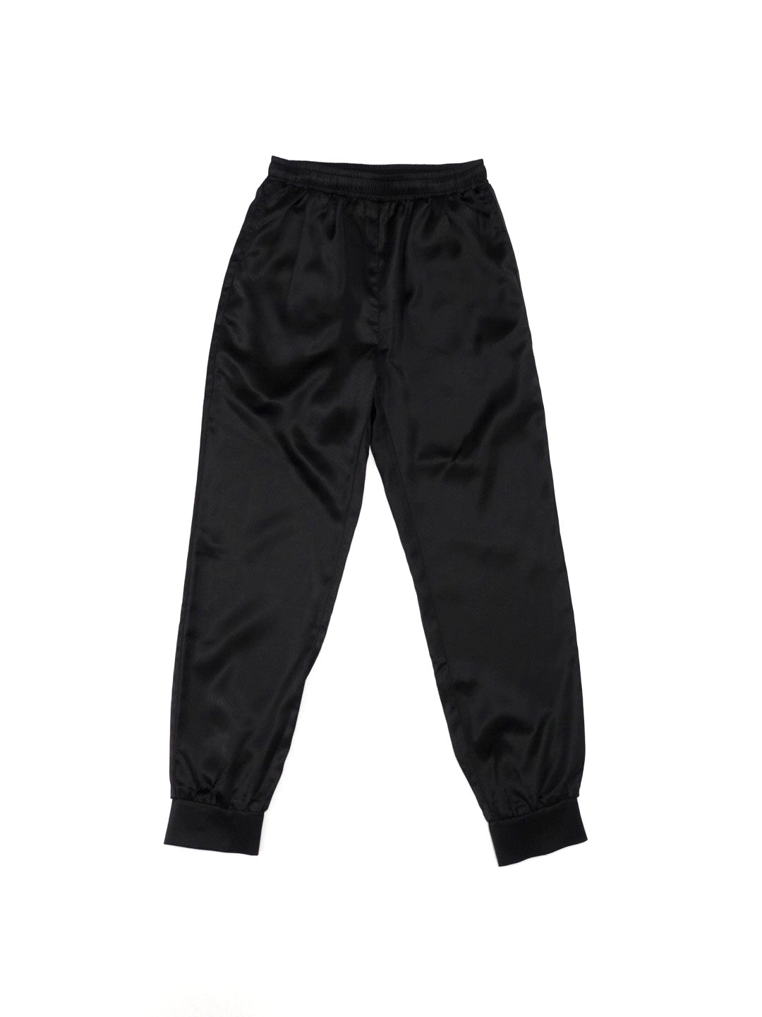 Satin Pants - BLACK