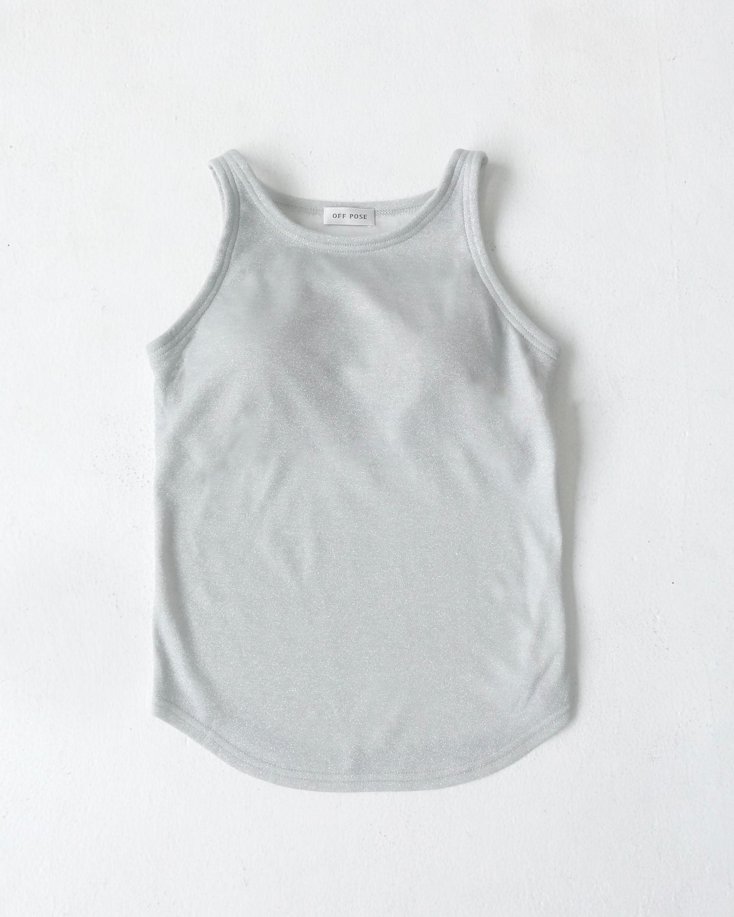 Skin Tank〈glitter〉white