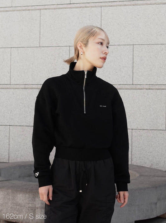 Metal Zip Trainer - BLACK