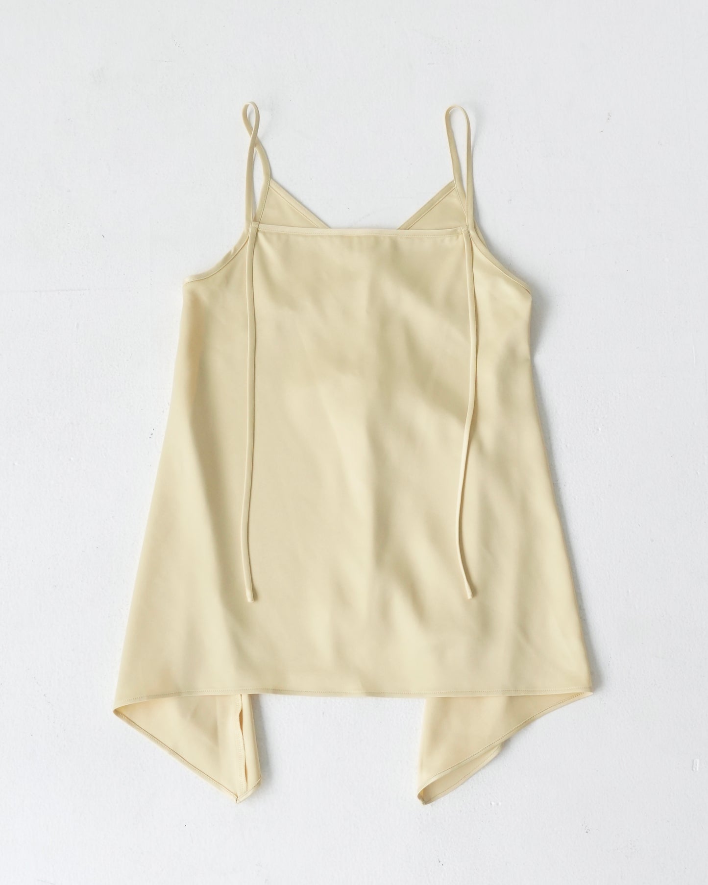 Satin Cami Tops - cream