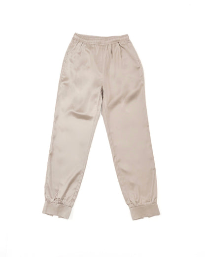 Satin Pants - BEIGE