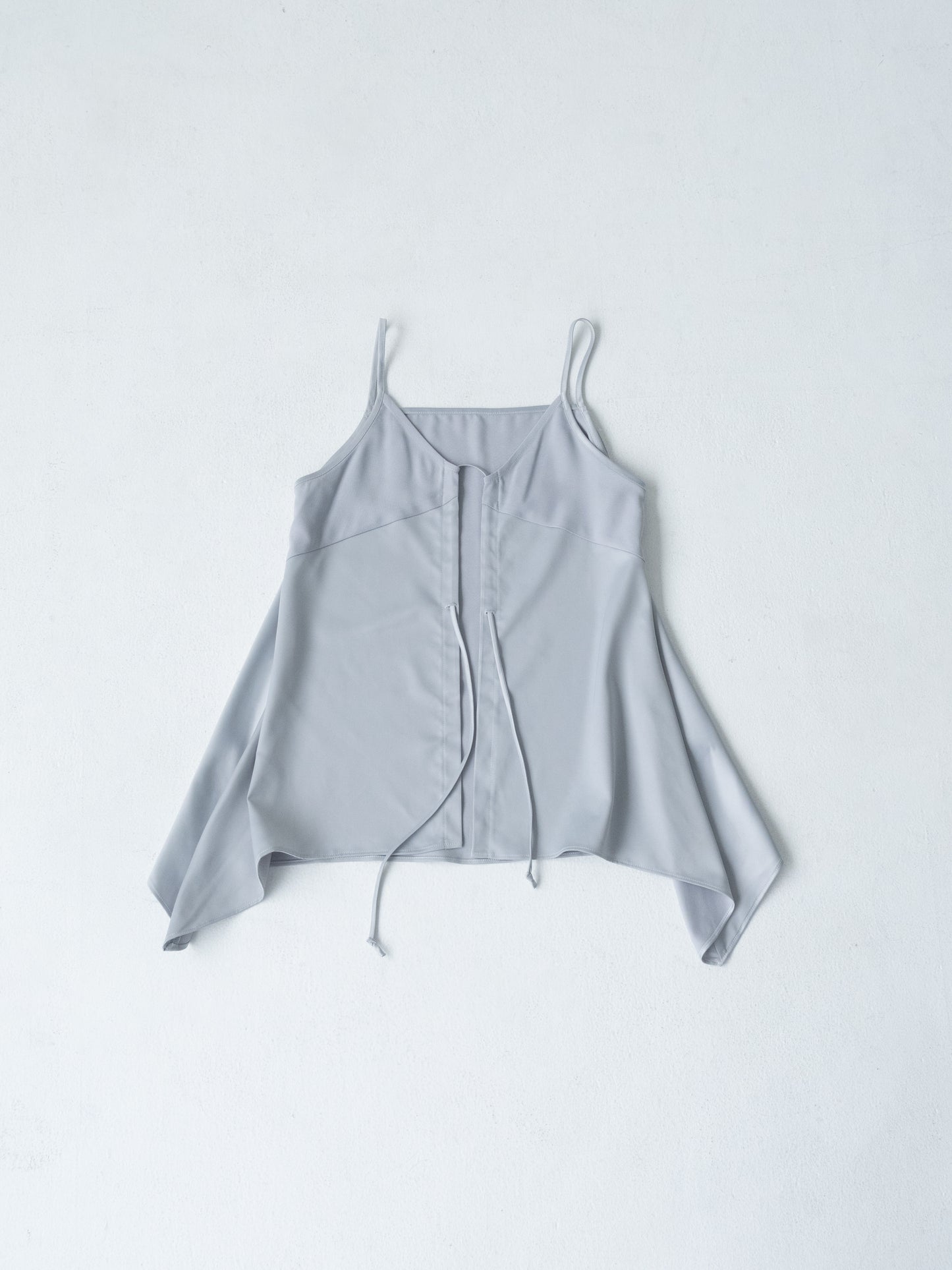 Satin Cami Tops - ice blue