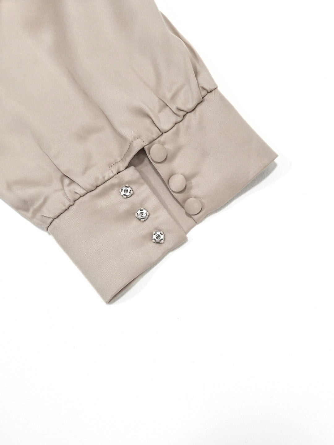 Satin Pants - BEIGE