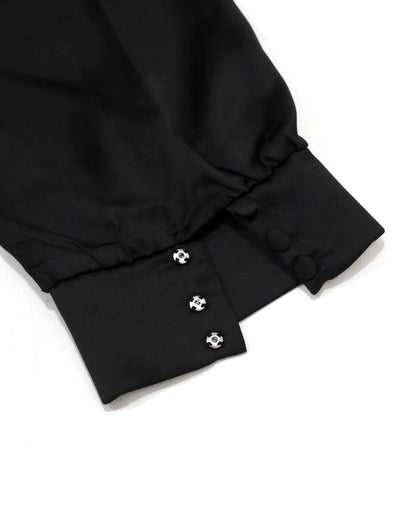 Satin Pants - BLACK